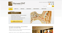 Desktop Screenshot of norwestent.com